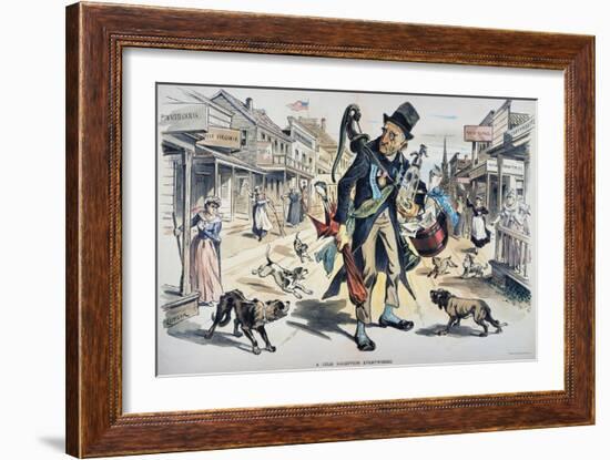 Prohibition  Cartoon, 1889-Joseph Keppler-Framed Giclee Print