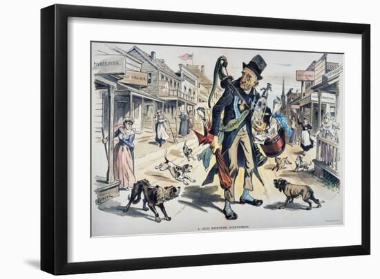 Prohibition  Cartoon, 1889-Joseph Keppler-Framed Giclee Print