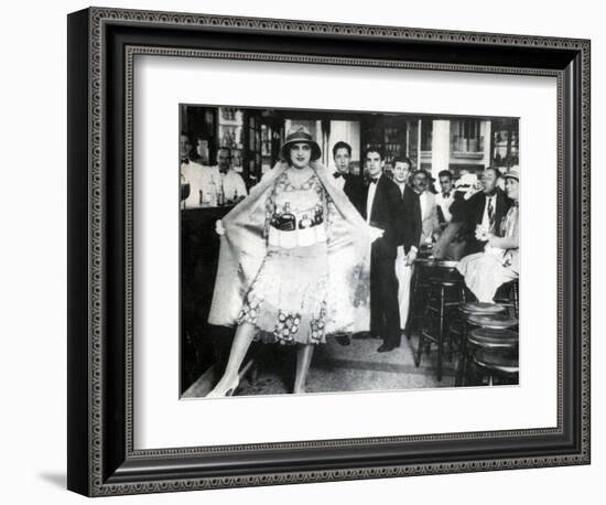 Prohibition, Flapper Flask Fashion-Science Source-Framed Premium Giclee Print