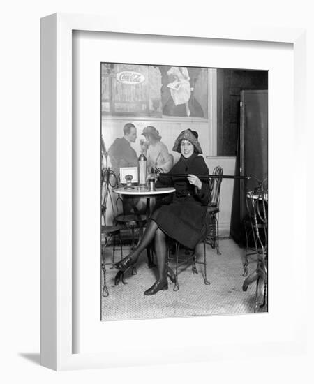 Prohibition, Flapper Flask Fashion-Science Source-Framed Giclee Print