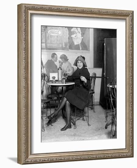 Prohibition, Flapper Flask Fashion-Science Source-Framed Giclee Print