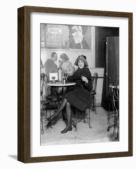 Prohibition, Flapper Flask Fashion-Science Source-Framed Giclee Print