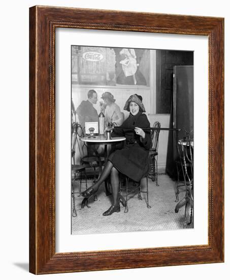 Prohibition, Flapper Flask Fashion-Science Source-Framed Giclee Print