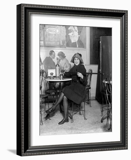 Prohibition, Flapper Flask Fashion-Science Source-Framed Giclee Print