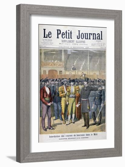 Prohibition of Bullfighting in the South of France, 1895-Henri Meyer-Framed Giclee Print