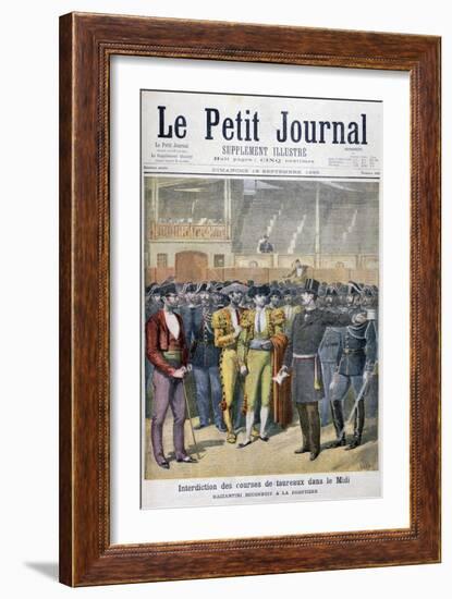 Prohibition of Bullfighting in the South of France, 1895-Henri Meyer-Framed Giclee Print