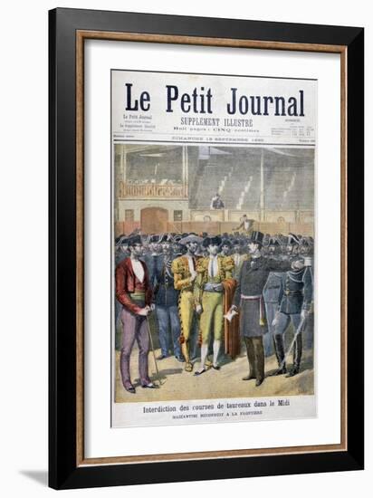 Prohibition of Bullfighting in the South of France, 1895-Henri Meyer-Framed Giclee Print