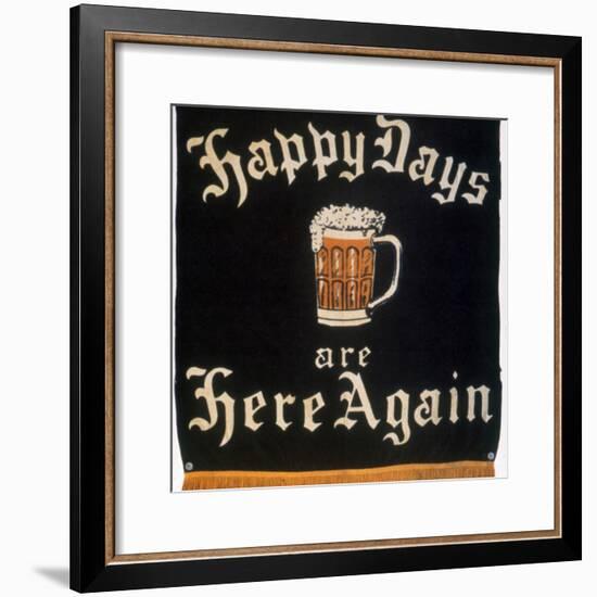 Prohibition: Repeal, C1933-null-Framed Giclee Print