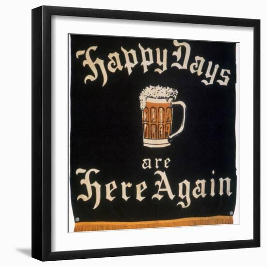 Prohibition: Repeal, C1933-null-Framed Giclee Print