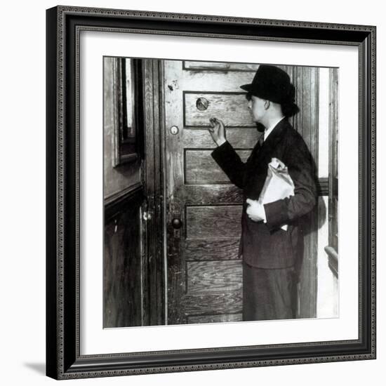 Prohibition, Speakeasy Peephole, 1930's-Science Source-Framed Giclee Print