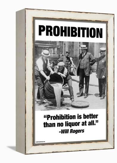 Prohibition-null-Framed Stretched Canvas