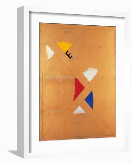 Project for a Poster-Theo Van Doesburg-Framed Giclee Print