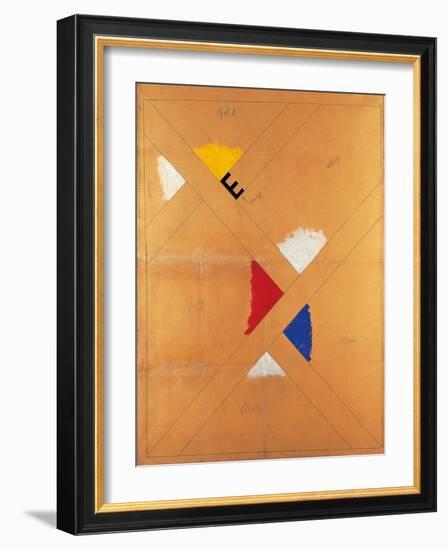 Project for a Poster-Theo Van Doesburg-Framed Giclee Print