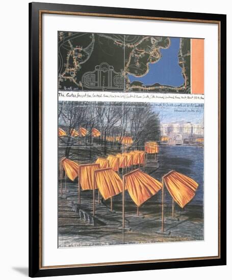 Project for the Gates-Christo-Framed Art Print