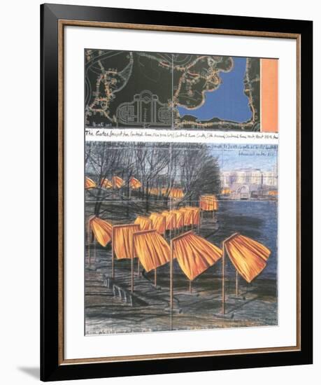 Project for the Gates-Christo-Framed Art Print