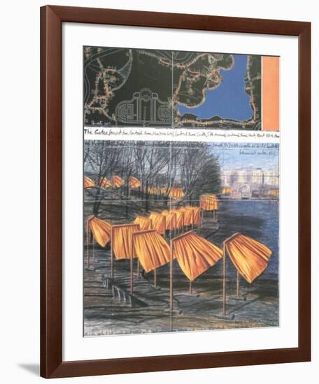 Project for the Gates-Christo-Framed Art Print