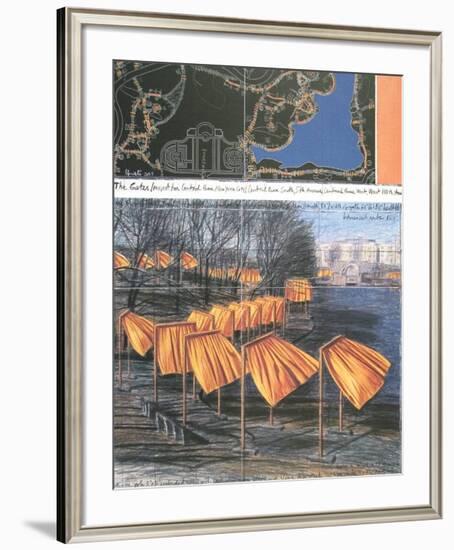 Project for the Gates-Christo-Framed Art Print