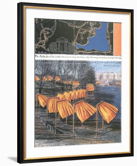 Project for the Gates-Christo-Framed Art Print