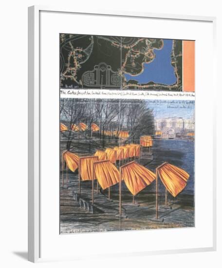 Project for the Gates-Christo-Framed Art Print