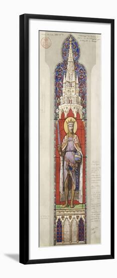 Project for the Windows of the Royal Chapel of Dreux-Eugène Viollet-le-Duc-Framed Giclee Print