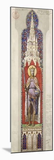 Project for the Windows of the Royal Chapel of Dreux-Eugène Viollet-le-Duc-Mounted Giclee Print