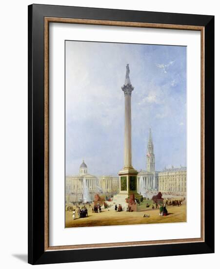 Projected View of Trafalgar Square, 1844-George Henry Andrews-Framed Giclee Print