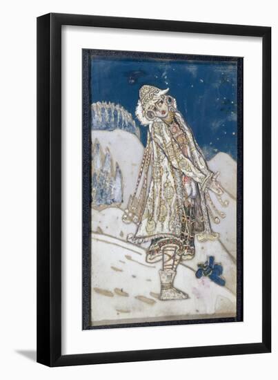 Projet De Costume Pour La Piece De Theatre La Demoiselle Des Neiges De Alexandre Ostrovski (1823-18-Nicholas Roerich-Framed Giclee Print