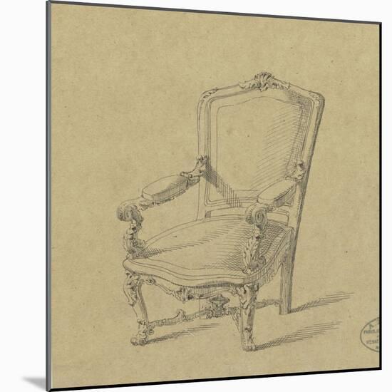 Projet de fauteuils-Antoine Zoegger-Mounted Giclee Print