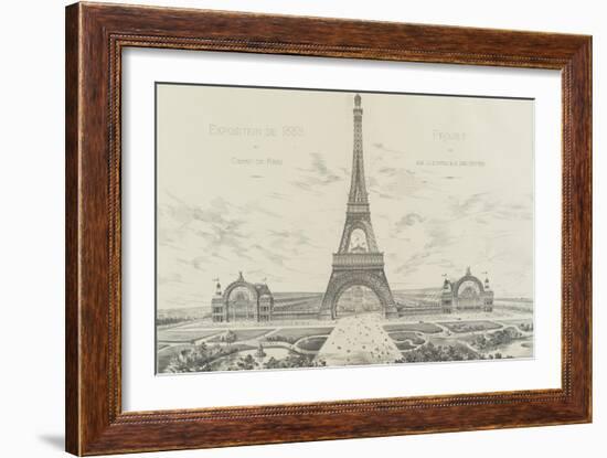 Projet pour l'Exposition Universelle de 1889-Alexandre-Gustave Eiffel-Framed Giclee Print