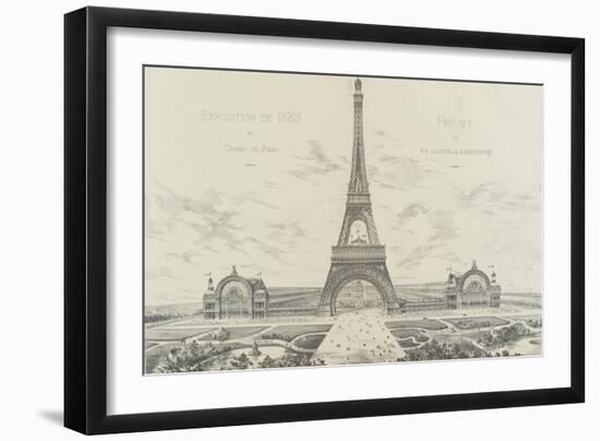 Projet pour l'Exposition Universelle de 1889-Alexandre-Gustave Eiffel-Framed Giclee Print