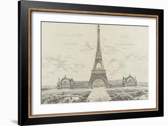 Projet pour l'Exposition Universelle de 1889-Alexandre-Gustave Eiffel-Framed Giclee Print