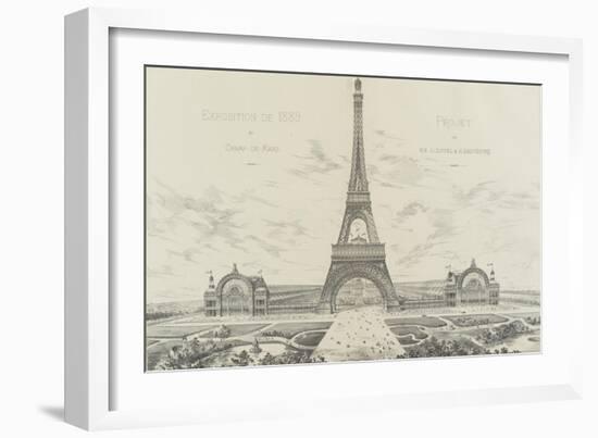 Projet pour l'Exposition Universelle de 1889-Alexandre-Gustave Eiffel-Framed Giclee Print