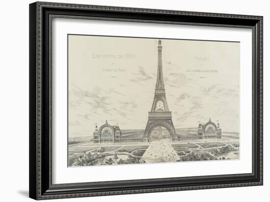 Projet pour l'Exposition Universelle de 1889-Alexandre-Gustave Eiffel-Framed Giclee Print