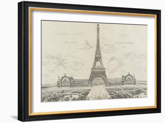 Projet pour l'Exposition Universelle de 1889-Alexandre-Gustave Eiffel-Framed Giclee Print