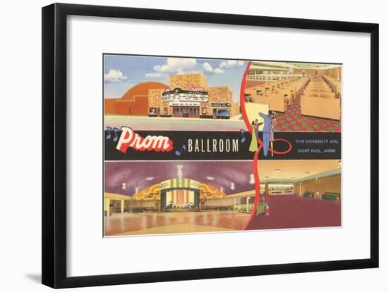 Prom Ballroom, St. Paul, Minnesota-null-Framed Art Print