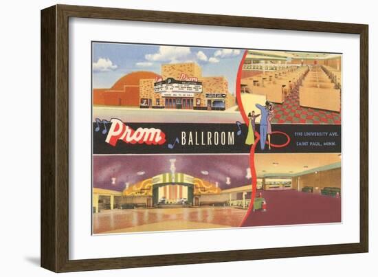 Prom Ballroom, St. Paul, Minnesota-null-Framed Art Print