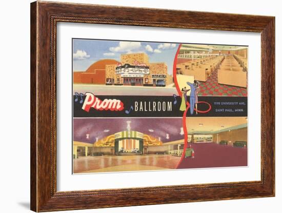 Prom Ballroom, St. Paul, Minnesota-null-Framed Art Print