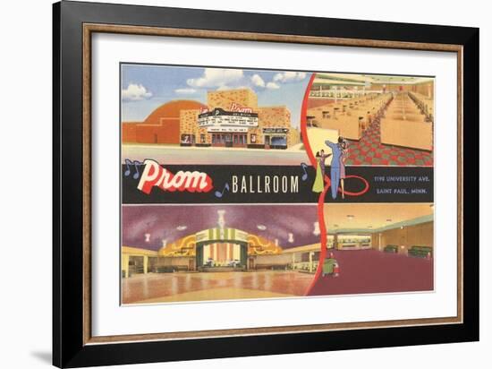 Prom Ballroom, St. Paul, Minnesota-null-Framed Art Print