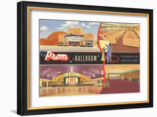 Prom Ballroom, St. Paul, Minnesota-null-Framed Art Print