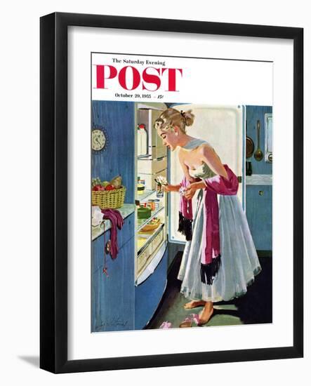 "Prom Momento" Saturday Evening Post Cover, October 29, 1955-M. Coburn Whitmore-Framed Giclee Print