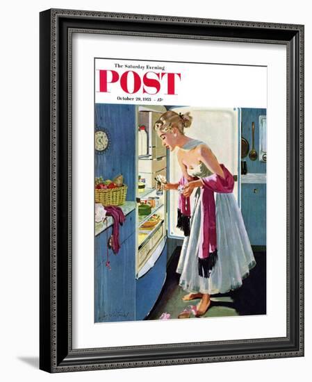 "Prom Momento" Saturday Evening Post Cover, October 29, 1955-M. Coburn Whitmore-Framed Giclee Print