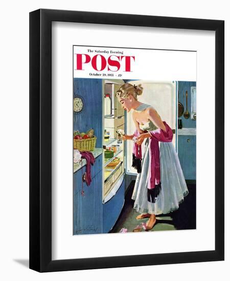 "Prom Momento" Saturday Evening Post Cover, October 29, 1955-M. Coburn Whitmore-Framed Giclee Print