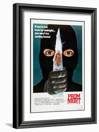 Prom Night, US poster art, 1980, ©AVCO Embassy Pictures/courtesy Everett Collection-null-Framed Art Print