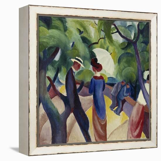 Promenade, 1913-Auguste Macke-Framed Premier Image Canvas