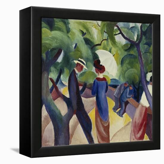 Promenade, 1913-Auguste Macke-Framed Premier Image Canvas