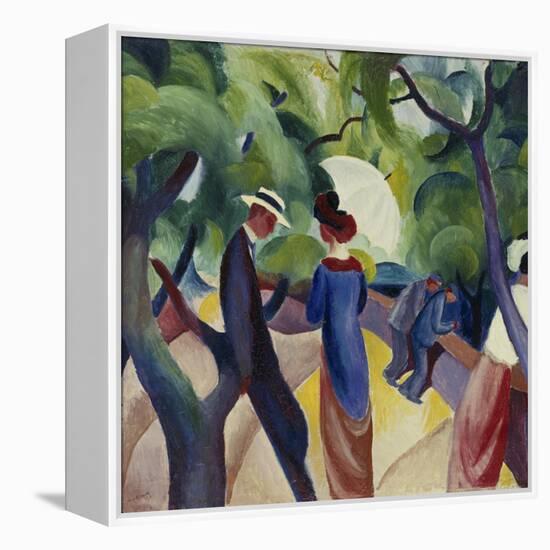 Promenade, 1913-Auguste Macke-Framed Premier Image Canvas