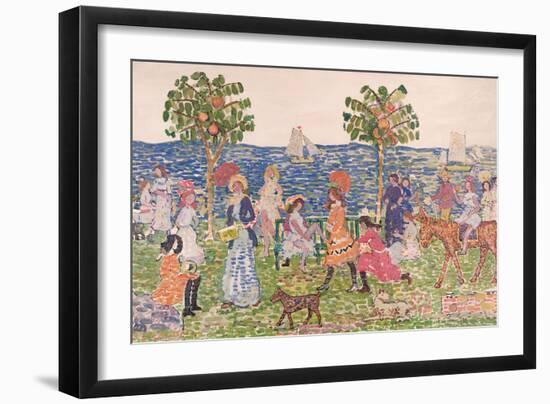 Promenade, 1914/15-Maurice Brazil Prendergast-Framed Giclee Print