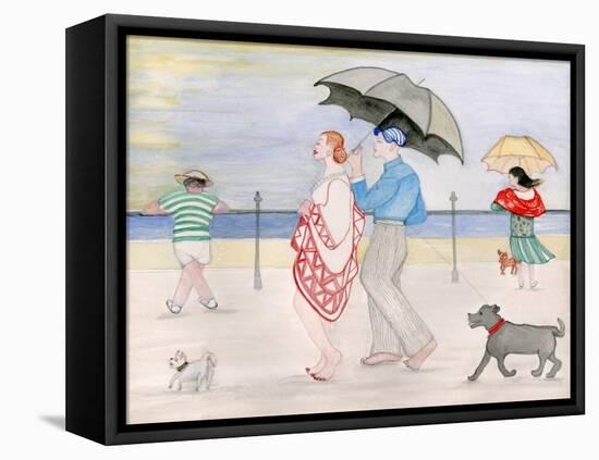 Promenade, 2018-Gillian Lawson-Framed Premier Image Canvas