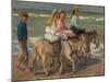 Promenade a Dos D'ane  (Donkey Riding) Peinture D'isaac Israels (1865-1934) - 1898-1901 - Oil on C-Isaac Israels-Mounted Giclee Print