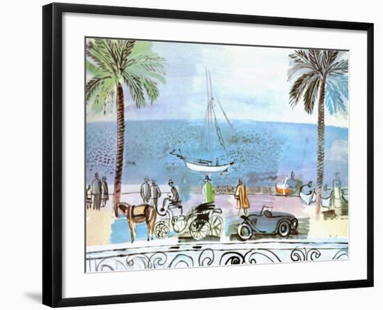 Promenade a Nice-Raoul Dufy-Framed Art Print